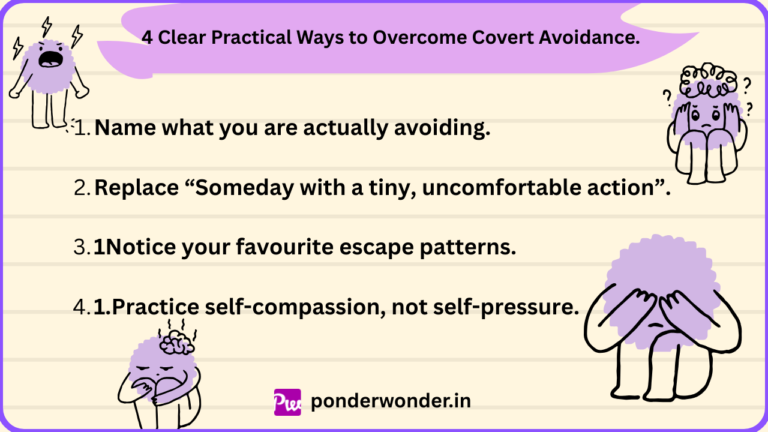 4 Clear Practical Ways to Overcome Covert Avoidance.